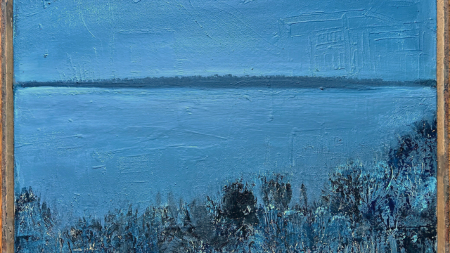Sean, McCabe, Night, Cove, 2022, oil, painting